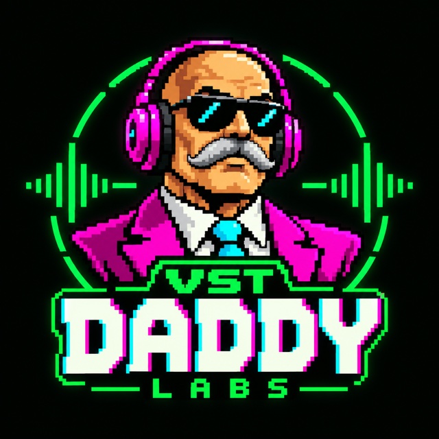 VST Daddy in pink headphones and shades